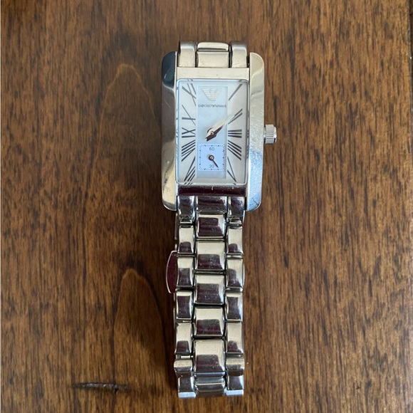 Emporio Armani Silver Women’s Watch with Adjustable Chain - Picture 3 of 11